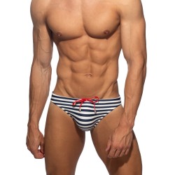 Bagno breve del marchio ADDICTED - Bikini da bagno da marinaio sottile - Ref : ADS382 C09SA