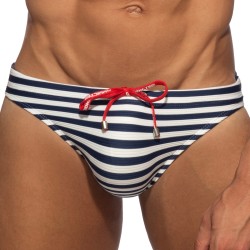 Bagno breve del marchio ADDICTED - Bikini da bagno da marinaio sottile - Ref : ADS382 C09SA
