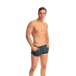 Short de la marque L HOMME INVISIBLE - Delphinium - Split shorts - Ref : SP05 DEL 272