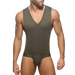 Body de la marque ADDICTED - Body suit Veloz Dry - Kaki - Ref : AD1331 C12
