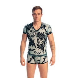 Haut lounge de la marca L HOMME INVISIBLE - Velours Mystique - T Shirt - Ref : MY73 VEL 043