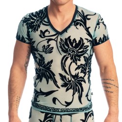 Haut lounge de la marca L HOMME INVISIBLE - Velours Mystique - T Shirt - Ref : MY73 VEL 043