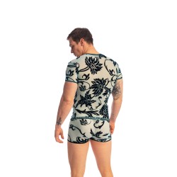 Haut lounge de la marca L HOMME INVISIBLE - Velours Mystique - T Shirt - Ref : MY73 VEL 043