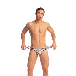 Schnur der Marke L HOMME INVISIBLE - Siam Jouy - Cross String Bikini - Ref : UW23 SIA P49