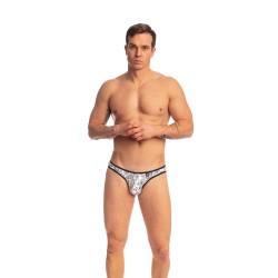 Slip, Tanga de la marque L HOMME INVISIBLE - Siam Jouy - Micro Slip - Ref : UW34  SIA P49
