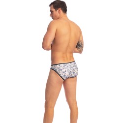 Slip, Tanga de la marque L HOMME INVISIBLE - Siam Jouy - Micro Slip - Ref : UW34  SIA P49