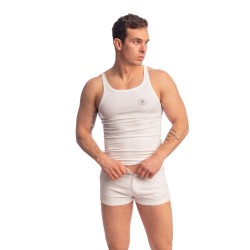 Short of the brand L HOMME INVISIBLE - Short Hot Pants Blanc - Ref : RW07 HOT 002