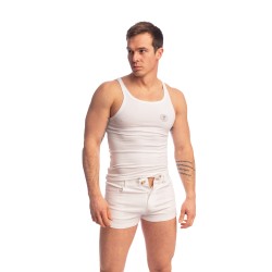 Short of the brand L HOMME INVISIBLE - Short Hot Pants Blanc - Ref : RW07 HOT 002