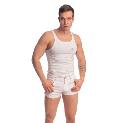 Short of the brand L HOMME INVISIBLE - Short Hot Pants Blanc - Ref : RW07 HOT 002