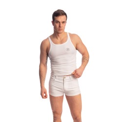 Short of the brand L HOMME INVISIBLE - Short Hot Pants Blanc - Ref : RW07 HOT 002