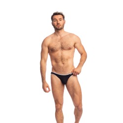 Slip, Tanga de la marque L HOMME INVISIBLE - Soft Touch Classic - Micro Slip L Homme Invisible Noir - Ref : UW34 PER 001