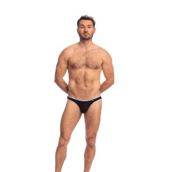 Slip, Tanga de la marque L HOMME INVISIBLE - Soft Touch Classic - Micro Slip L Homme Invisible Noir - Ref : UW34 PER 001
