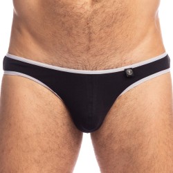 Slip, Tanga de la marque L HOMME INVISIBLE - Soft Touch Classic - Micro Slip L Homme Invisible Noir - Ref : UW34 PER 001