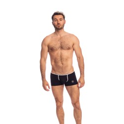 Boxer, shorty de la marque L HOMME INVISIBLE - Soft Touch Classic - Boxer Invisible Push-Up L Homme Invisible Noir - Ref : MY04L