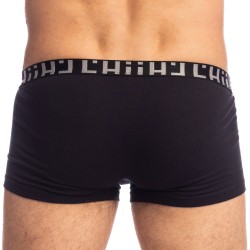 Boxer, shorty de la marque L HOMME INVISIBLE - Soft Touch Classic - Hipster Push-Up L Homme Invisible Noir - Ref : MY39 PER 001