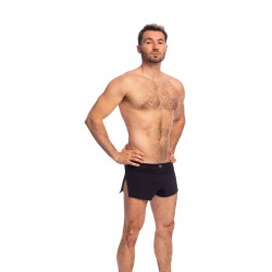 Short de la marque L HOMME INVISIBLE - Soft Touch Classic - Aero Shorts L Homme Invisible Noir - Ref : HW179 PER 001