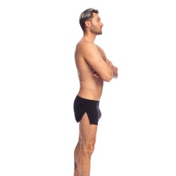 Short de la marque L HOMME INVISIBLE - Soft Touch Classic - Aero Shorts L Homme Invisible Noir - Ref : HW179 PER 001