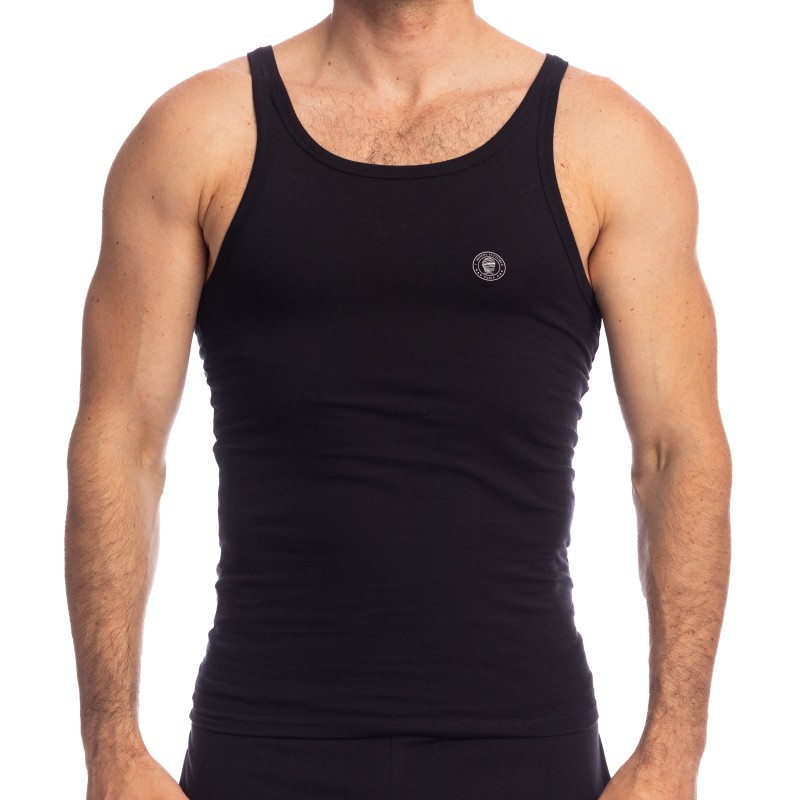 Débardeur de la marque L HOMME INVISIBLE - Soft Touch Classic - Débardeur L Homme Invisible Noir - Ref : MY63 PER 001