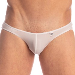 Slip, Tanga de la marque L HOMME INVISIBLE - La Mousse - Micro slip L Homme Invisible Blanc - Ref : UW34 MOU 002