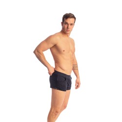 Short de la marque L HOMME INVISIBLE - Lounge Party - Micro Lounge Shorts L Homme Invisible Marine Fonce - Ref : HW109 LPA 049