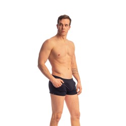 Short de la marque L HOMME INVISIBLE - Lounge Party - Micro Lounge Shorts L Homme Invisible Marine Fonce - Ref : HW109 LPA 049