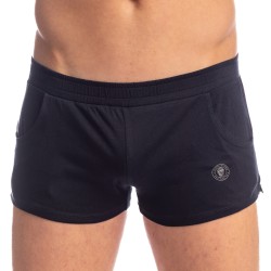 Short de la marque L HOMME INVISIBLE - Lounge Party - Micro Lounge Shorts L Homme Invisible Marine Fonce - Ref : HW109 LPA 049