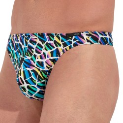Tanga de la marca HOM - copy of G-String HOM Funky Styles Tropical Pixel - EDITION LIMITEE - Ref : 403013 P023