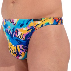 Tanga de la marca HOM - copy of G-String HOM Funky Styles Tropical Pixel - EDITION LIMITEE - Ref : 403013 P0PF