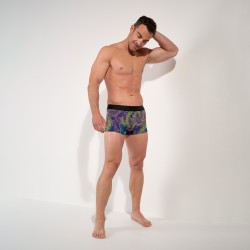Boxer, shorty de la marque HOM - Boxer HOM Funky Styles Tropical Pixel - EDITION LIMITEE - Ref : 403016 I0RA