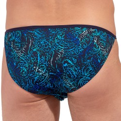 Slip de la marca HOM - Tanga HOM Funky Styles Midnight Energy - EDITION LIMITEE - Ref : 403010 P0RA