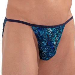 Slip de la marca HOM - Tanga HOM Funky Styles Midnight Energy - EDITION LIMITEE - Ref : 403010 P0RA