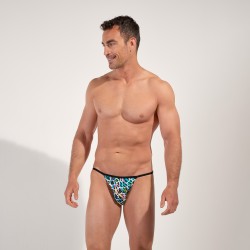 Unterwäsche der Marke HOM - copy of Tanga HOM Funky Styles Tropical Pixel - EDITION LIMITEE - Ref : 403014 P023