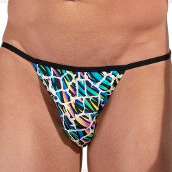 Ropa Interior de la marca HOM - copy of Tanga HOM Funky Styles Tropical Pixel - EDITION LIMITEE - Ref : 403014 P023