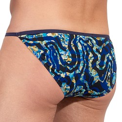 Sous-vêtements de la marque HOM - Tanga HOM Funky Styles Abyss Camo - EDITION LIMITEE - Ref : 403014 P0NB