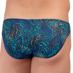 Brief of the brand HOM - Micro Slip Hom Funky Styles Midnight Energy - EDITION LIMITEE - Ref : 403011 P0RA