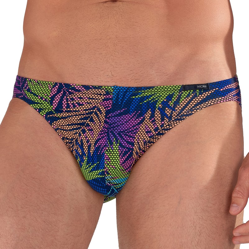 Brief of the brand HOM - Micro Slip Hom Funky Styles  Tropical Pixel - EDITION LIMITEE - Ref : 403015 I0RA