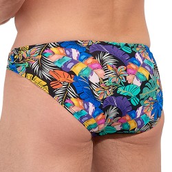 Brief of the brand HOM - copy of Micro Slip Hom Funky Styles  Tropical Pixel - EDITION LIMITEE - Ref : 403015 P004