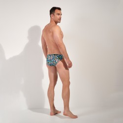 Slip, Tanga de la marque HOM - Micro Slip Hom Funky Styles Kaleido - EDITION LIMITEE - Ref : 403015 P023