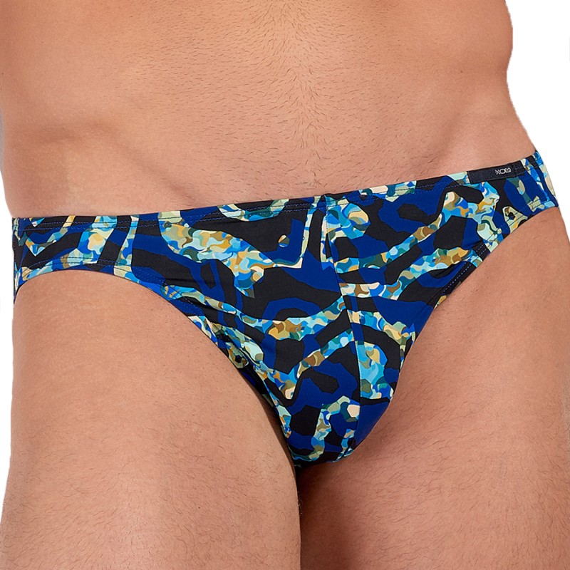 Slip, Tanga de la marque HOM - Micro Slip Hom Funky Styles Abyss Camo - EDITION LIMITEE - Ref : 403015 P0NB