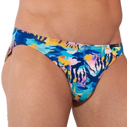 Slip, Tanga de la marque HOM - Micro Slip Hom Funky Styles Flash Camo - EDITION LIMITEE - Ref : 403015 P0PF