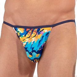 Sous-vêtements de la marque HOM - Tanga HOM Funky Styles Flash Camo - EDITION LIMITEE - Ref : 403014 P0PF