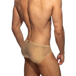 Slip, Tanga de la marque ES COLLECTION - Bikini Radiant Gold - Beige - Ref : UN634 C28