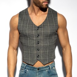 Veste de la marque ES COLLECTION - Veste Tweed Edition Limitée - Gris - Ref : SP340 C15