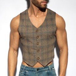 Veste de la marque ES COLLECTION - Veste Tweed Edition Limitée - Marron - Ref : SP340 C13