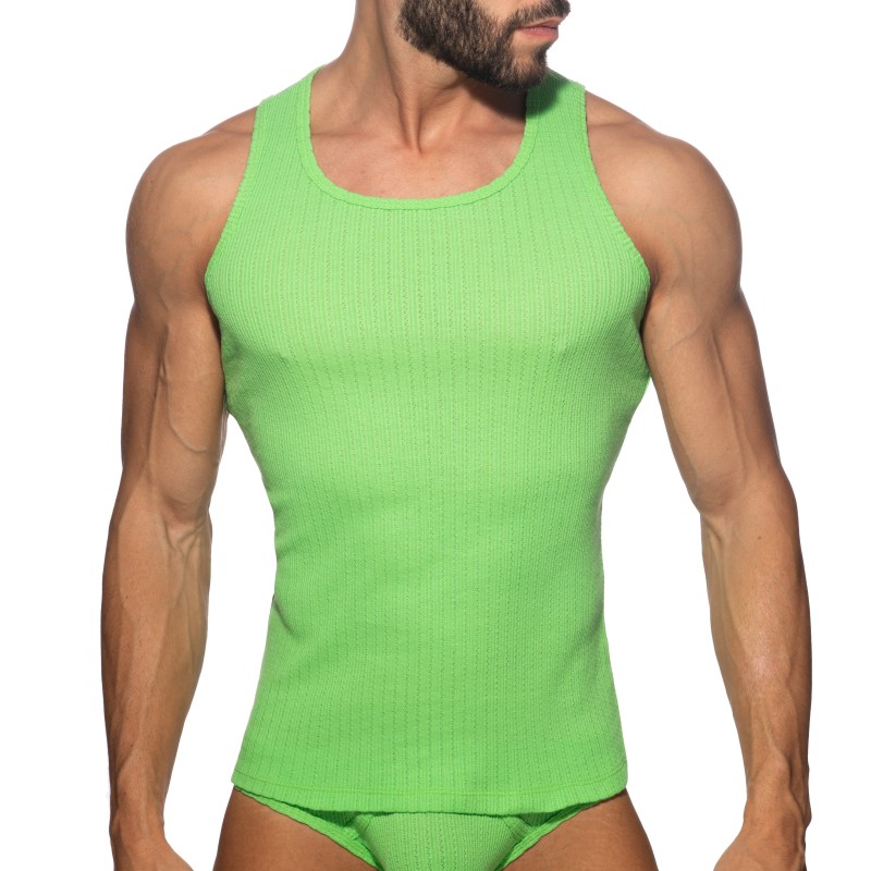 Débardeur de la marque ADDICTED - Débardeur Puff - Vert - Ref : AD1378 C07