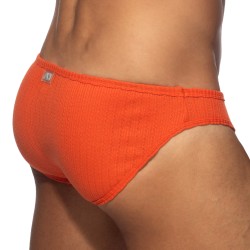 Slip, Tanga de la marque ADDICTED - Bikini Puff - Orange - Ref : AD1379 C04