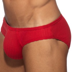 Slip, Tanga de la marque ADDICTED - Bikini Puff - Rouge - Ref : AD1379 C06