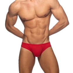 Slip, Tanga de la marque ADDICTED - Bikini Puff - Rouge - Ref : AD1379 C06