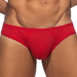 Slip, Tanga de la marque ADDICTED - Bikini Puff - Rouge - Ref : AD1379 C06