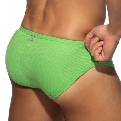 Slip, Tanga de la marque ADDICTED - Bikini Puff - Vert - Ref : AD1379 C07